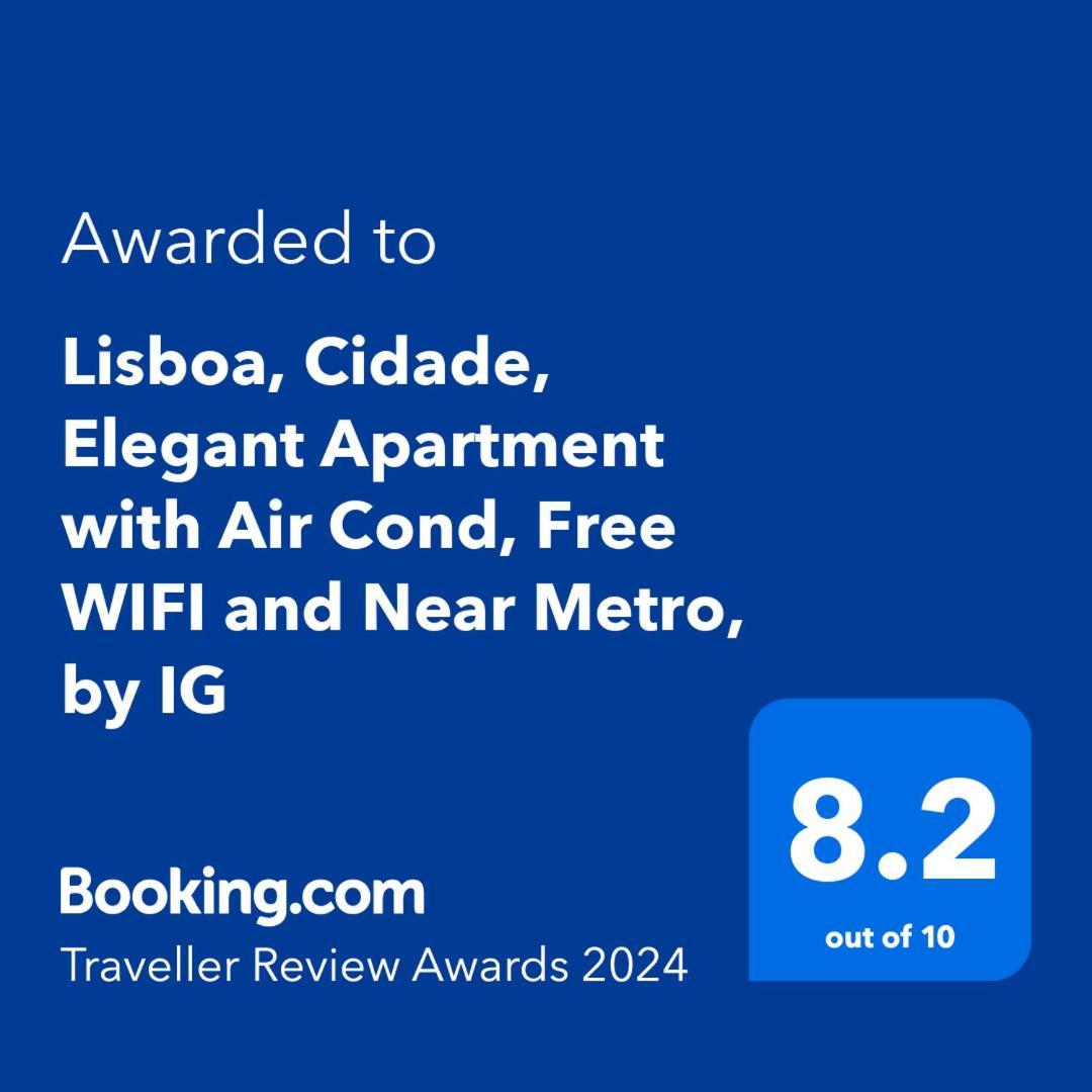 Lisboa, Cidade, Elegant Apartment With Air Cond, Free Wifi And Near Metro, By Ig Eksteriør billede